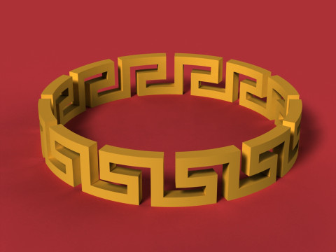 Bracelet Unique Modèles 3D en vedette
