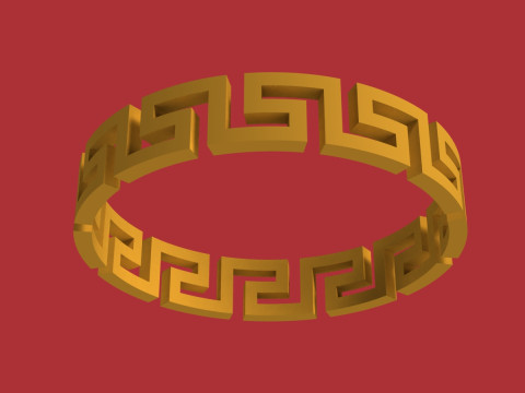 Bracelet Unique Modèles 3D en vedette