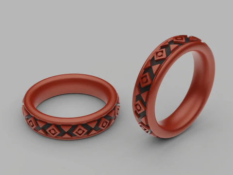 Jewelry Ring 3D Print Model