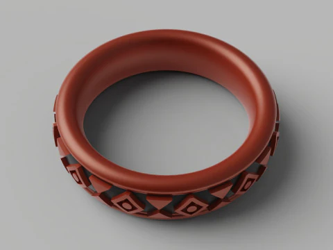 Jewelry Ring 3D Print Model