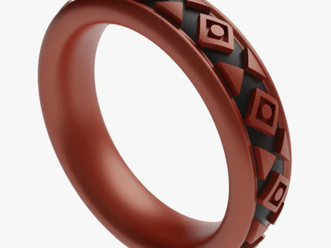 Jewelry Ring 3D Print Model