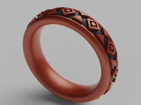 Schmuckring 3D Druckmodell