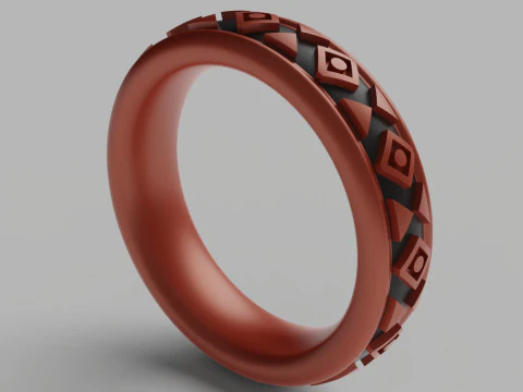 Jewelry Ring 3D Print Model