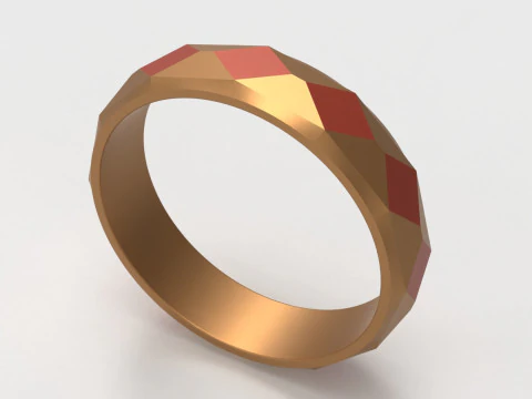 珠宝戒指 3D 打印模型