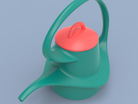 Watering Can 3D Print Model