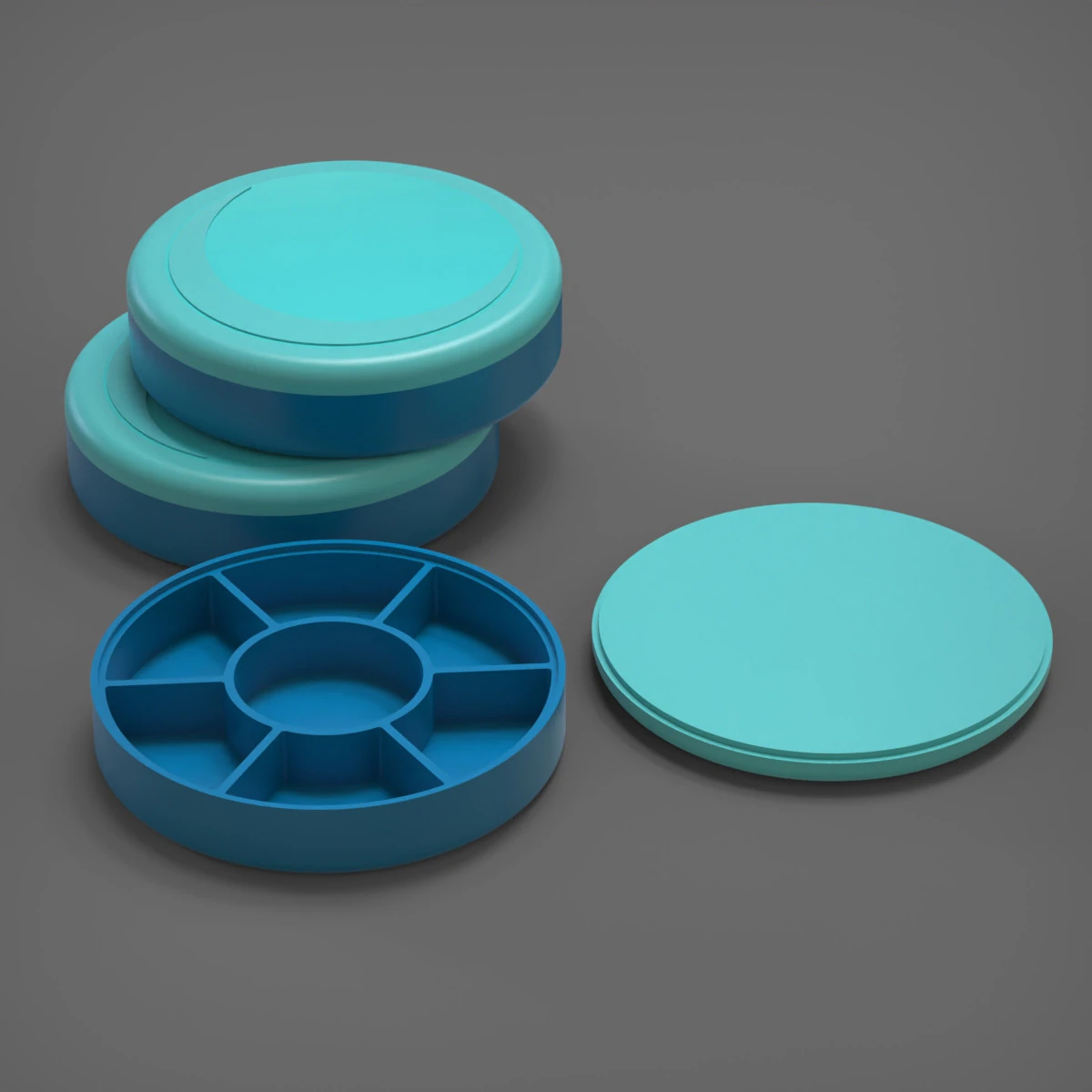 Portapillole Modello di stampa 3D .c4d .max .obj .3ds .fbx .stl .blend