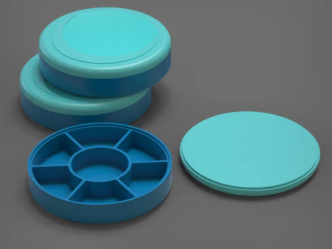 Pastillero Modelo de impresión 3D