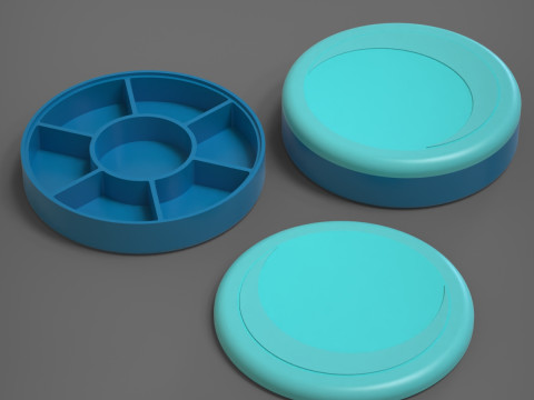 Pillendose 3D Druckmodell