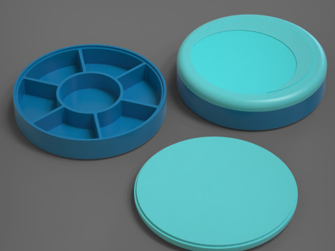 Pillendose 3D Druckmodell