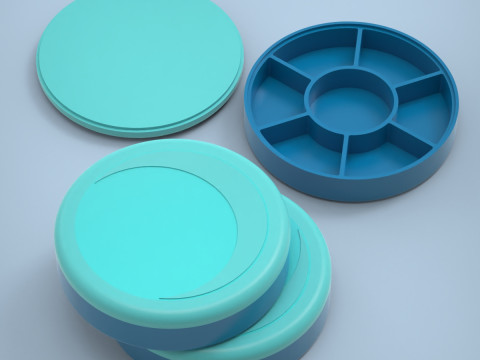 Pillendose 3D Druckmodell