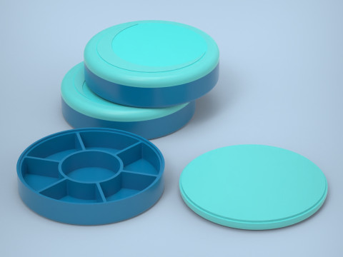 Pillendose 3D Druckmodell