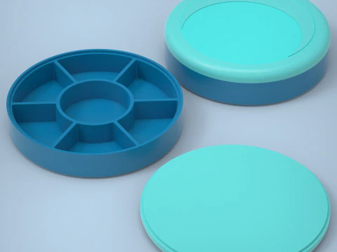 Portapillole Modello di stampa 3D