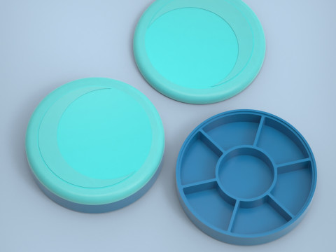 Pillendose 3D Druckmodell