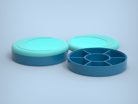 Pillendose 3D Druckmodell