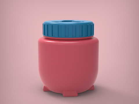 Баночка Бутылка 3D Принт Модель