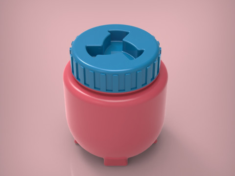 Баночка Бутылка 3D Принт Модель