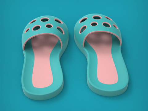 Pantofole Modello di stampa 3D