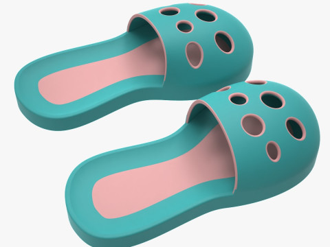 Slippers 3D Print Model