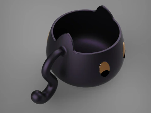 Mug Anak-Anak Model Cetak 3D