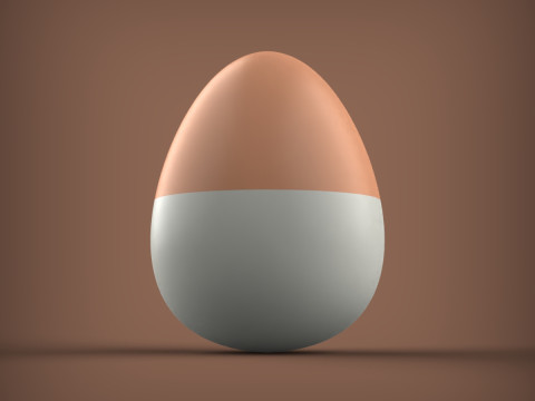 Eivormige container 3D printmodel