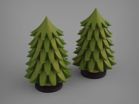 소나무 3D 프린트 모델