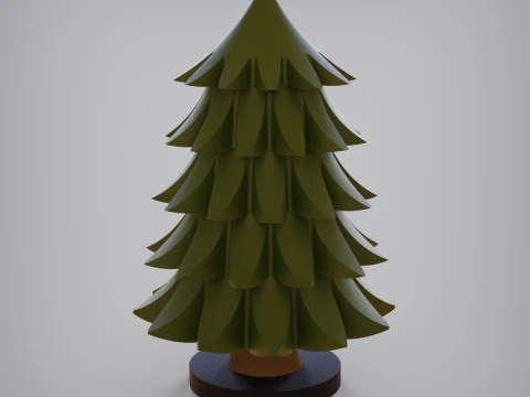 소나무 3D 프린트 모델