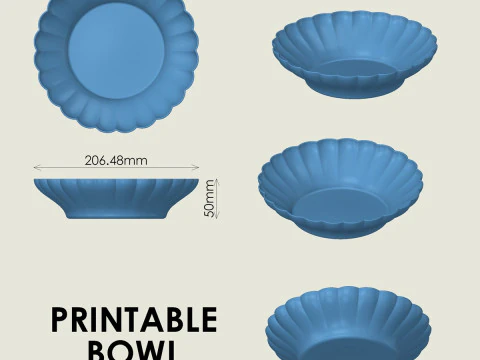 Sch&uuml;ssel 3D Druckmodell
