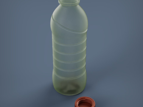 Water Bottle 3D Print Model