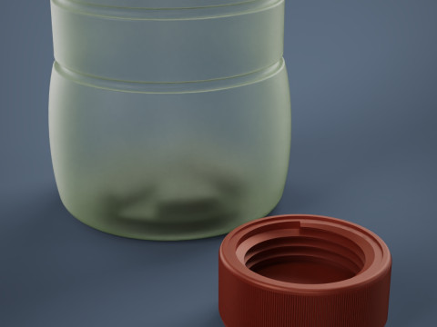 Water Bottle 3D Print Model