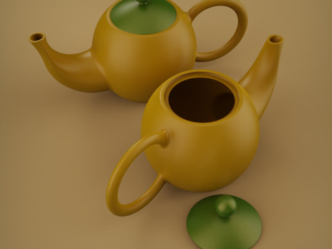 Teko kopi Model Cetak 3D