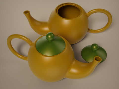 Teko kopi Model Cetak 3D