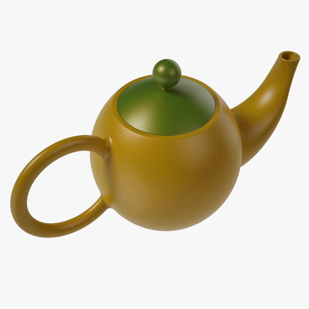 Кофейник 3D Принт Модель .c4d .max .obj .3ds .fbx .stl .blend 