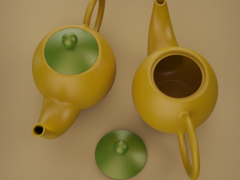 Teko kopi Model Cetak 3D