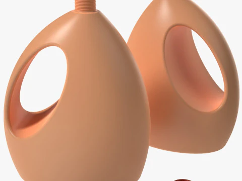 Bottle with Cap 3D Print Model