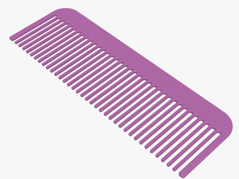 Hair Comb 3D Print Model