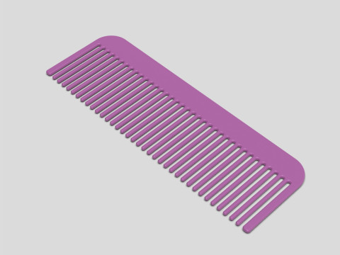 Hair Comb 3D Print Model