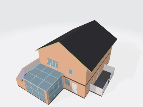 Budynek Domu Model do druku 3D