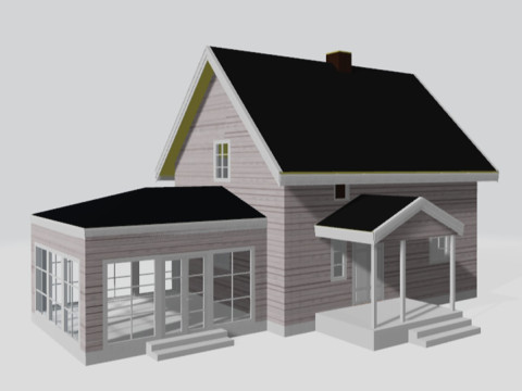 小さな家 3Dプリントモデル