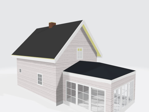 Casa Pequena Modelo de Impressão 3D