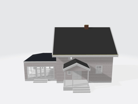 Casa Pequena Modelo de Impressão 3D