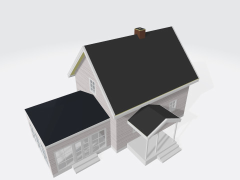 Casa Pequena Modelo de Impressão 3D