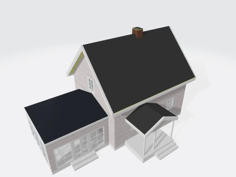 Small House 3D Print Model