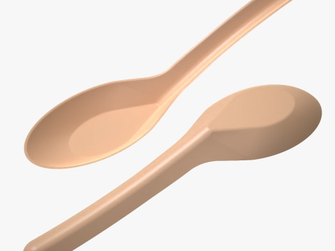 &Ccedil;orba Kaşığı 3D Baskı Modeli