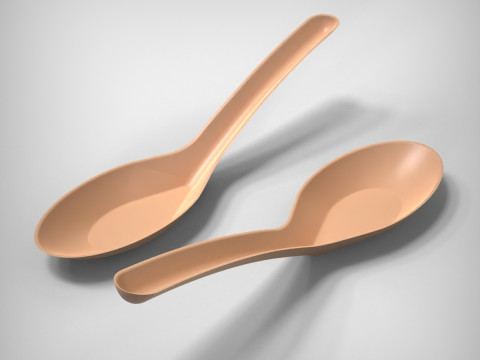 &Ccedil;orba Kaşığı 3D Baskı Modeli