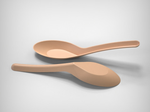 &Ccedil;orba Kaşığı 3D Baskı Modeli