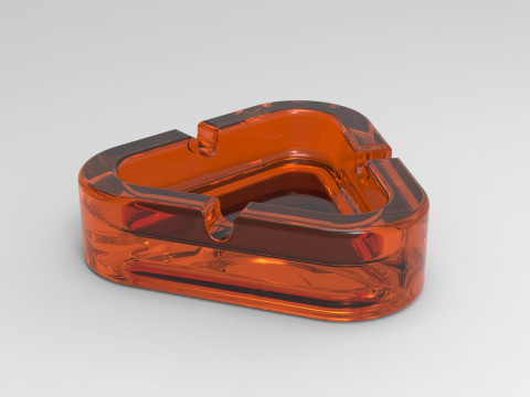 재떨이 3D 프린트 모델