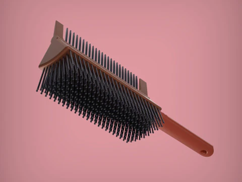 2 in 1 Hair Brush 3D Print Model
