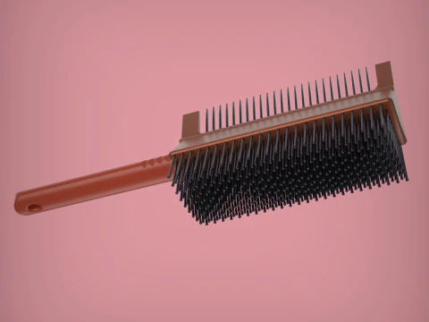 2 in 1 Hair Brush 3D Print Model