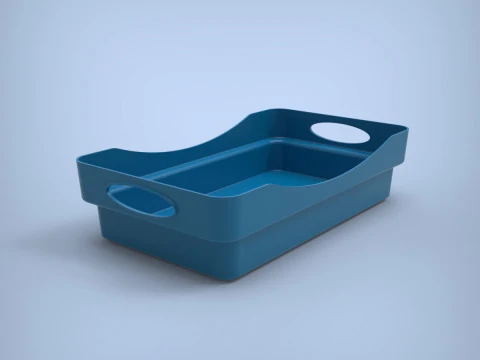 托盘盒 3D 打印模型