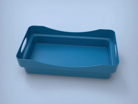 托盘盒 3D 打印模型